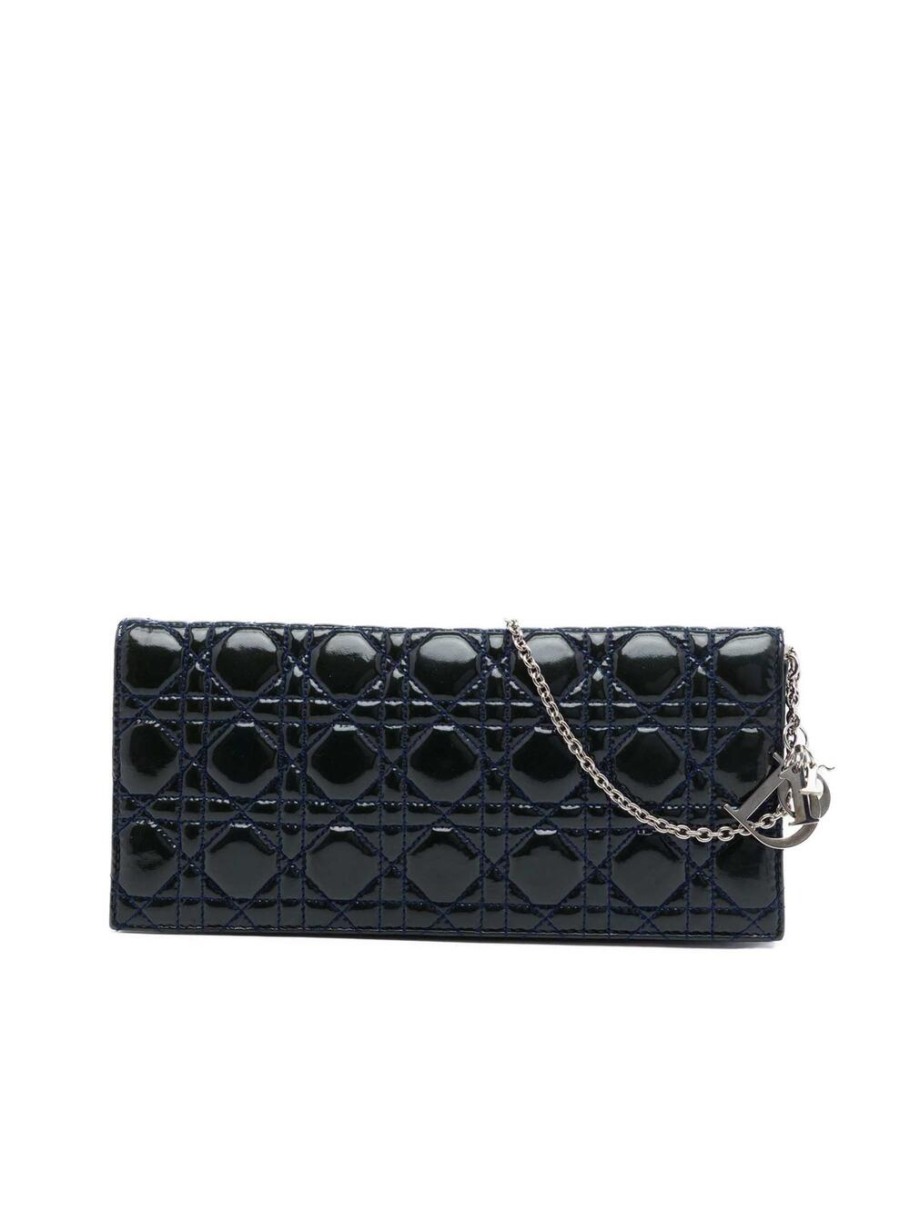 Dior Patent Cannage Lady Clutch With #321118D79B